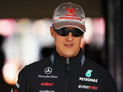 O Schumacher ταχύτερος στις ελεύθερες δοκιμές της Κίνας